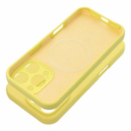 Futerał Silicone 2Mm Do Iphone 16 Pro Kompatybilny Z Magsafe Żółty
