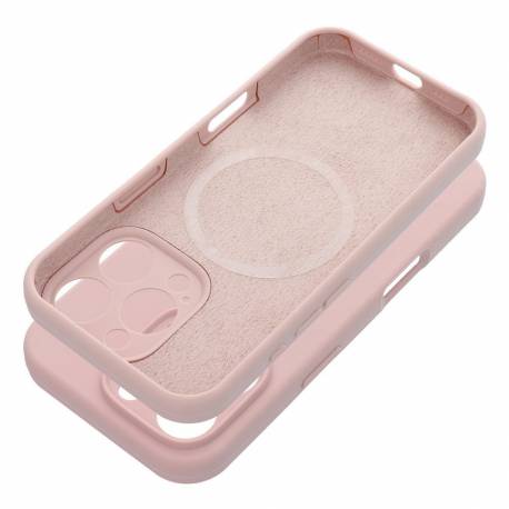 Futerał Silicone 2Mm Do Iphone 16 Pro Kompatybilny Z Magsafe Pudrowy Róż