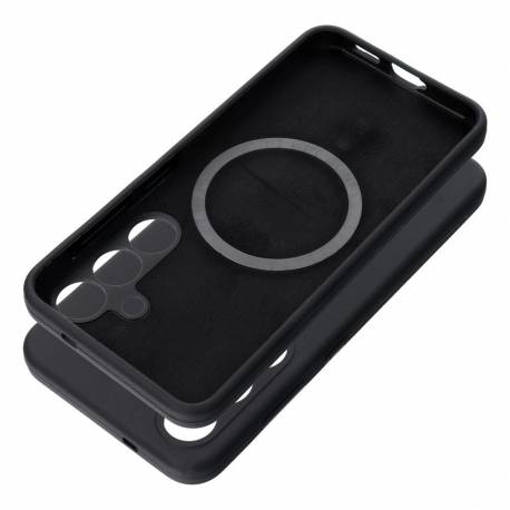 Futerał Silicone 2Mm Do Samsung S25 Kompatybilny Z Magsafe Czarny