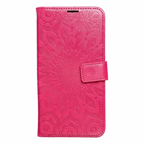 Kabura Mezzo Book Do Xiaomi Redmi Note 14 4G (Global - 164,84Mm X 78,15Mm X 8,16Mm) Mandala Magenta