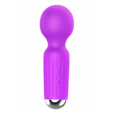 Stymulator-Rechargeable Mini Masager Usb 20 Functions - Purple