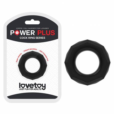 Power Plus Cockring Black