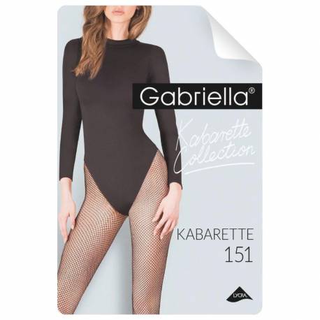 Bielizna-Kabarette/rajstopy 151 Czarne Xl/xxl
