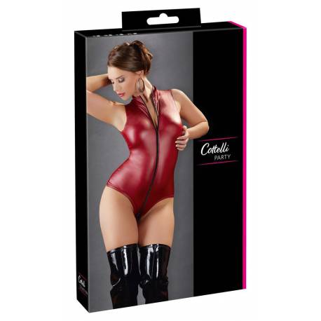Body Zip Red M