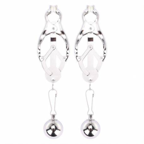 Me You Us Clover Nipple Clamp Silver