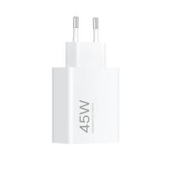 Xiaomi Oryginalna Ładowarka Sieciowa Usb A Qc3.0 3A 45W Mdy-17-Ef Biała Bulk