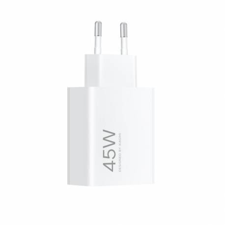 Xiaomi Oryginalna Ładowarka Sieciowa Usb A Qc3.0 3A 45W Mdy-17-Ef Biała Bulk
