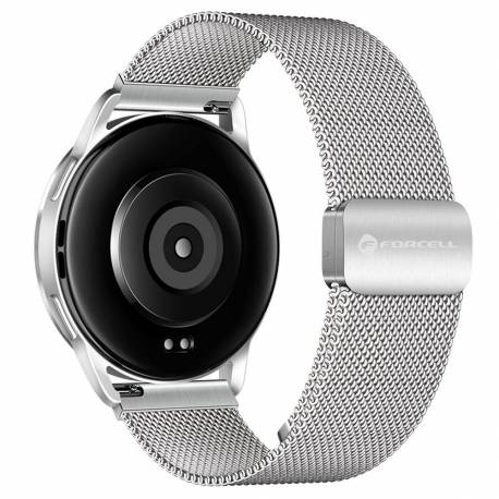 Pasek Do Samsung Galaxy Watch Forcell F-Design Fs11 Magnetyczny Stal 20 Mm Srebrny