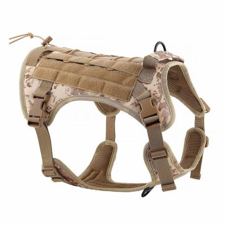 Szelki Dla Psa Tactical Rozmiar Xl Brązowe