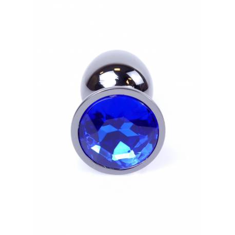 Plug-Jewellery Dark Silver Plug- Dark Blue