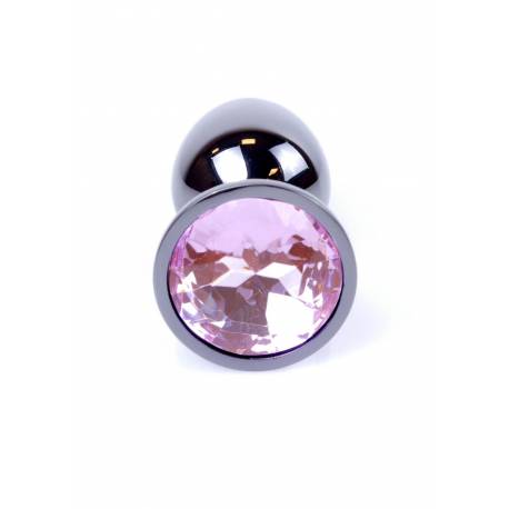 Plug-Jewellery Dark Silver Plug- Rose