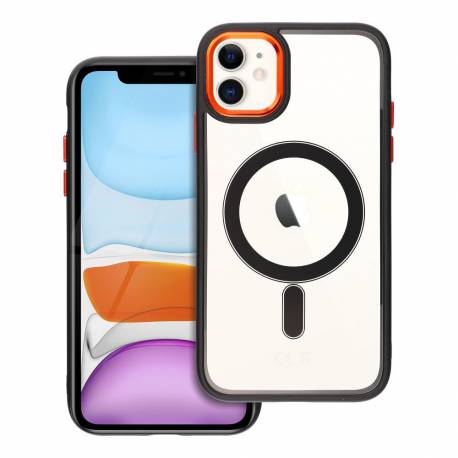 Futerał Color Edge Mag Cover Kompatybilny Z Magsafe Do Iphone 11 Czarno Złoty