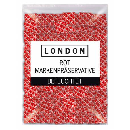 London Red Condoms 1000 Pcs.