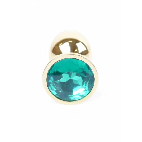 Plug-Jewellery Gold Plug- Green