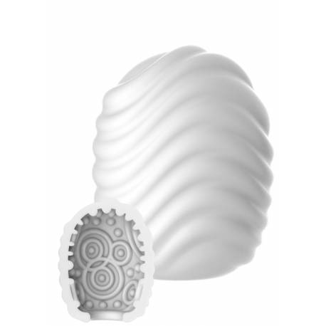 Mini Masturbator Wave White