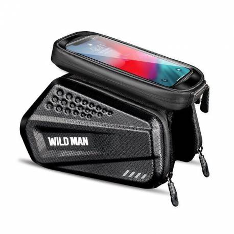 Wildman Sakwa Rowerowa Na Ramę Na Zamek 1,2L (4"-7") Es6 Czarna
