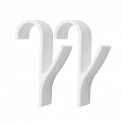 Wieszak, Uchwyt, Haczyk Na Grzejnik, Prysznic, Biały Komplet 2 Szt U16Bzestaw2