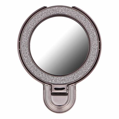 Stojak Na Telefon Circle Mirror - Naklejany - Czarny