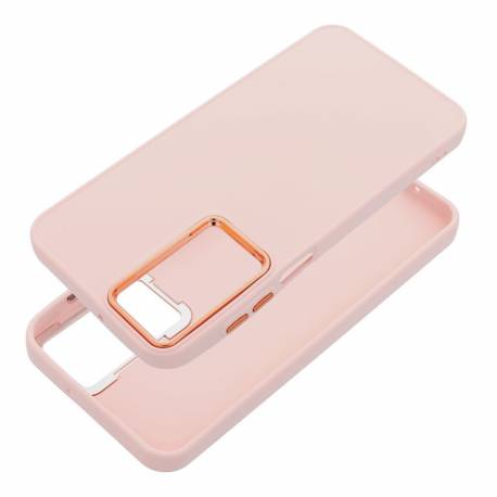 Futerał Frame Do Samsung A06 Pudrowy Róż