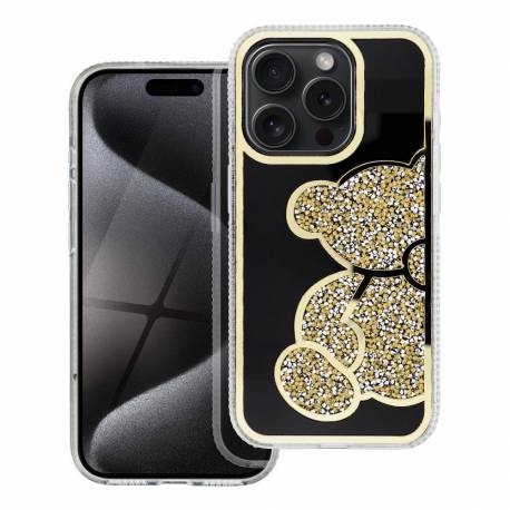 Futerał Teddy Bear Do Iphone 17 Pro Max Złoty