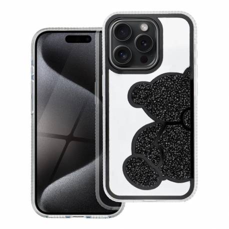 Futerał Teddy Bear Do Iphone 17 Pro Czarny