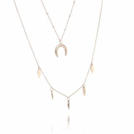 Naszyjnik Stal Chirurgiczna Pozłacana 14K Gold Nst1438