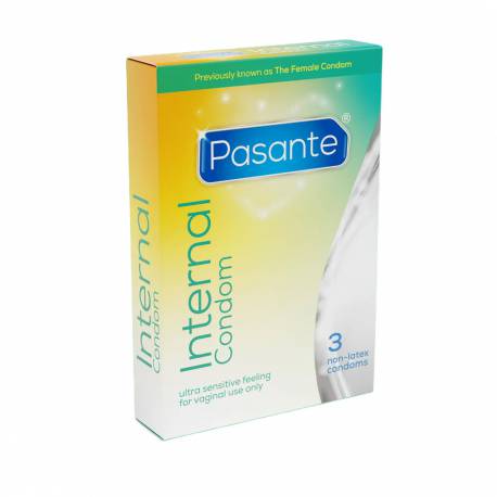 Pasante Internal Condoms 3 Pcs
