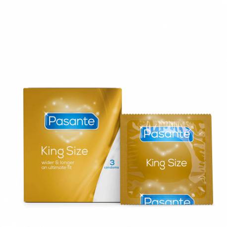 Pasante King Size Condoms 3 Pcs