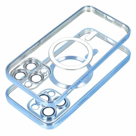 Futerał Electro Mag Cover Kompatybilny Z Magsafe Do Iphone 17 Pro Max Niebieski