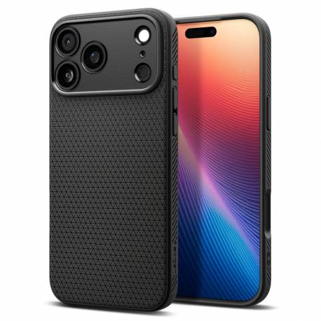 Spigen Futerał Liquid Air Do Iphone 17 Pro Max Matte Black