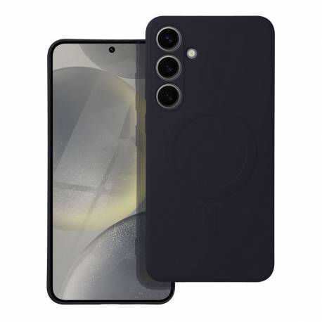 Futerał Silicone Mag Cover Kompatybilny Z Magsafe Do Samsung S25 Fe Czarny