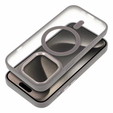 Futerał Matte Mag Cover Kompatybilny Z Magsafe Do Iphone 17 Pro Tytanowy