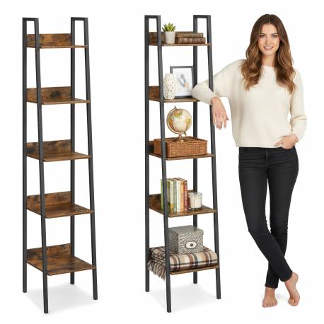 Regał Industrialny Loft Riven Rustic