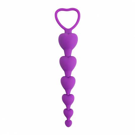 Anal Beads Purple Heart