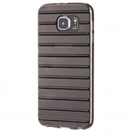 Samsung Galaxy S6 – Czarne etui gel stripes
