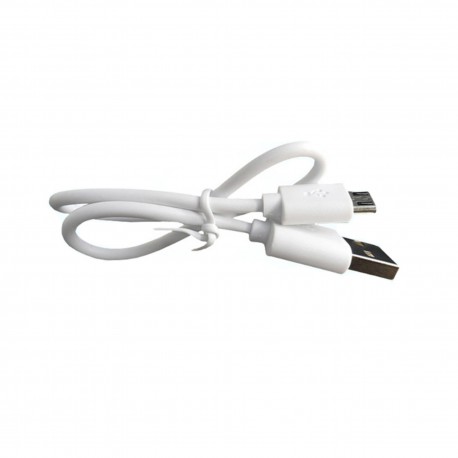 Kabel micro USB 24cm biały do ładowania