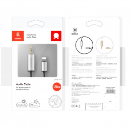 Baseus – Kabel iphone Lightning do AUX jack 3,5 mm